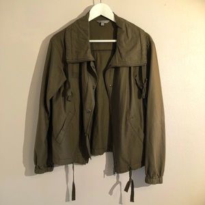 Olive Green Women’s Utility Jacket - Rubbish